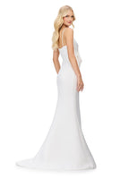 ASHLEYlauren Bow Detail Prom Dress 11702