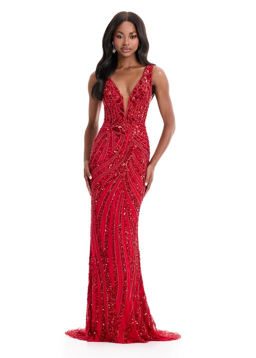 ASHLEYlauren Beaded Dress 11980