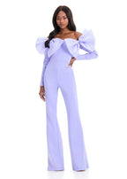 ASHLEYlauren Bow Off Shoulder Prom Dress 12090