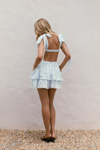 Chance To Shine Mini Dress Blue