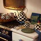 MacKenzie-Childs Courtly Check Lidded Sugar Bowl