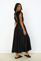 Iridescent Nights Maxi Dress Black