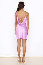 HELLO MOLLY Dreamy Date Night Mini Dress Lilac