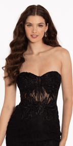 Lace Sweetheart Corset Bodycon Dress