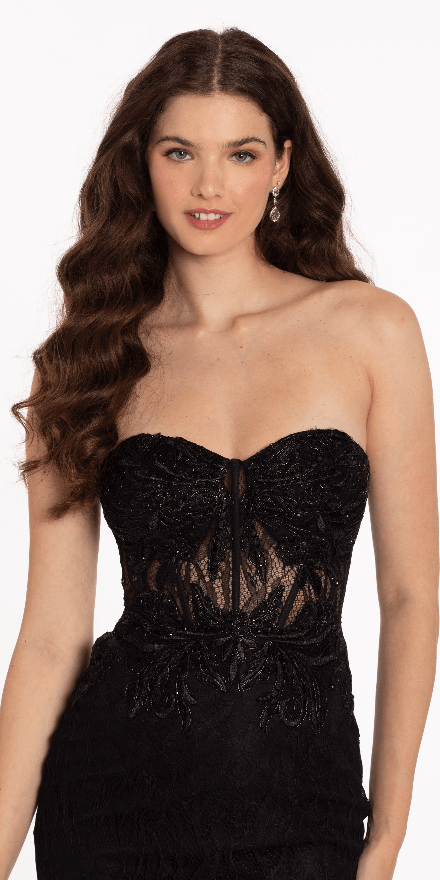 Lace Sweetheart Corset Bodycon Dress