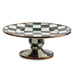 Courtly Check Mini Pedestal Platter by Mackenzie-Childs