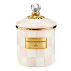 Rosy Check Enamel Canisters