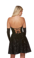 Alyce Paris Strapless Homecoming Dress 3175