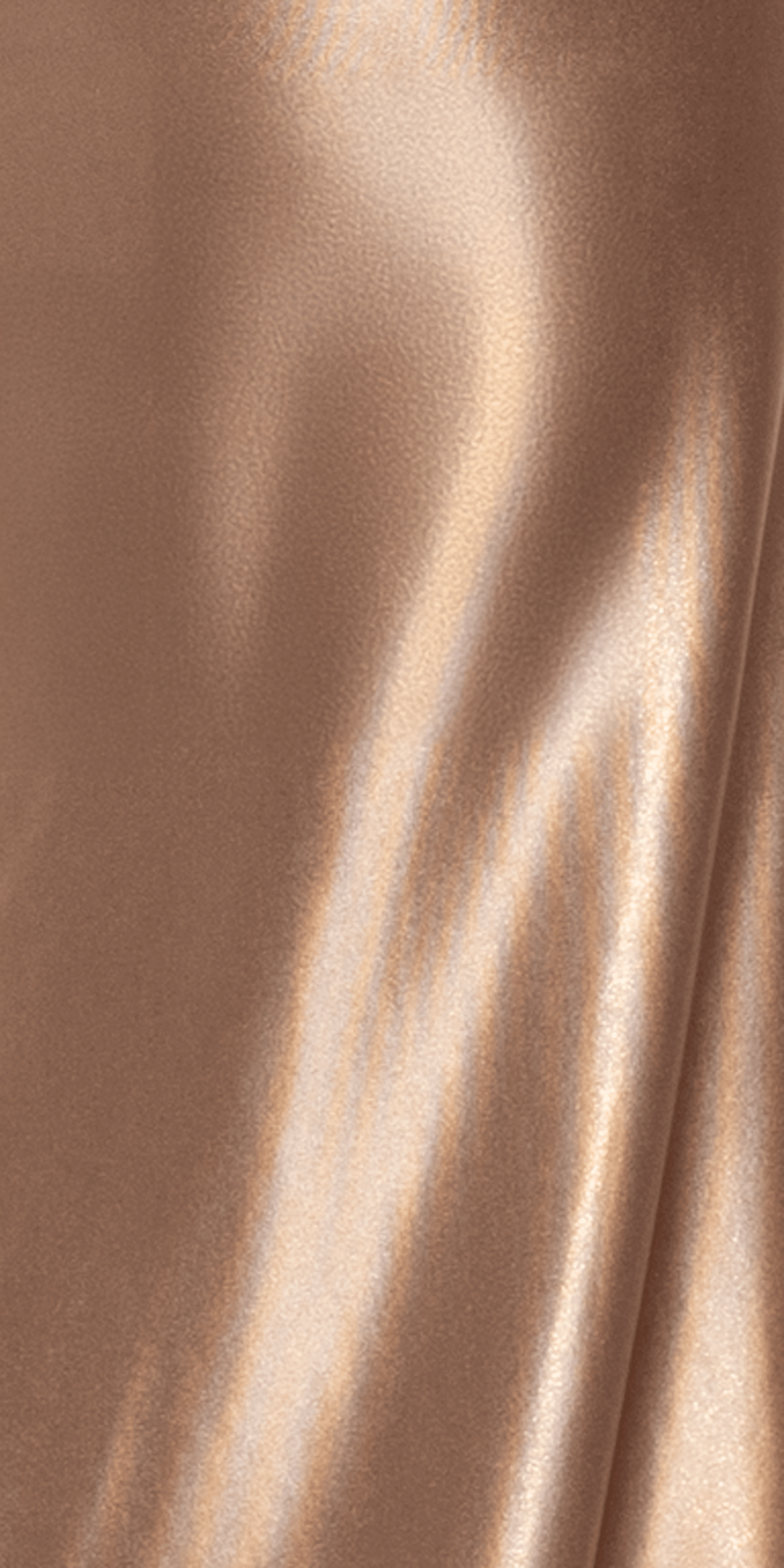 Foil Satin Twist Bodice Corset Column Dress with Side Slit