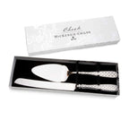 MacKenzie-Childs Check Cake Serving Set