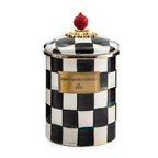 Courtly Check Enamel Canisters
