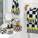 Courtly Check Enamel Bath Collection