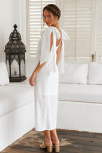 Daily Affirmations Maxi Dress White