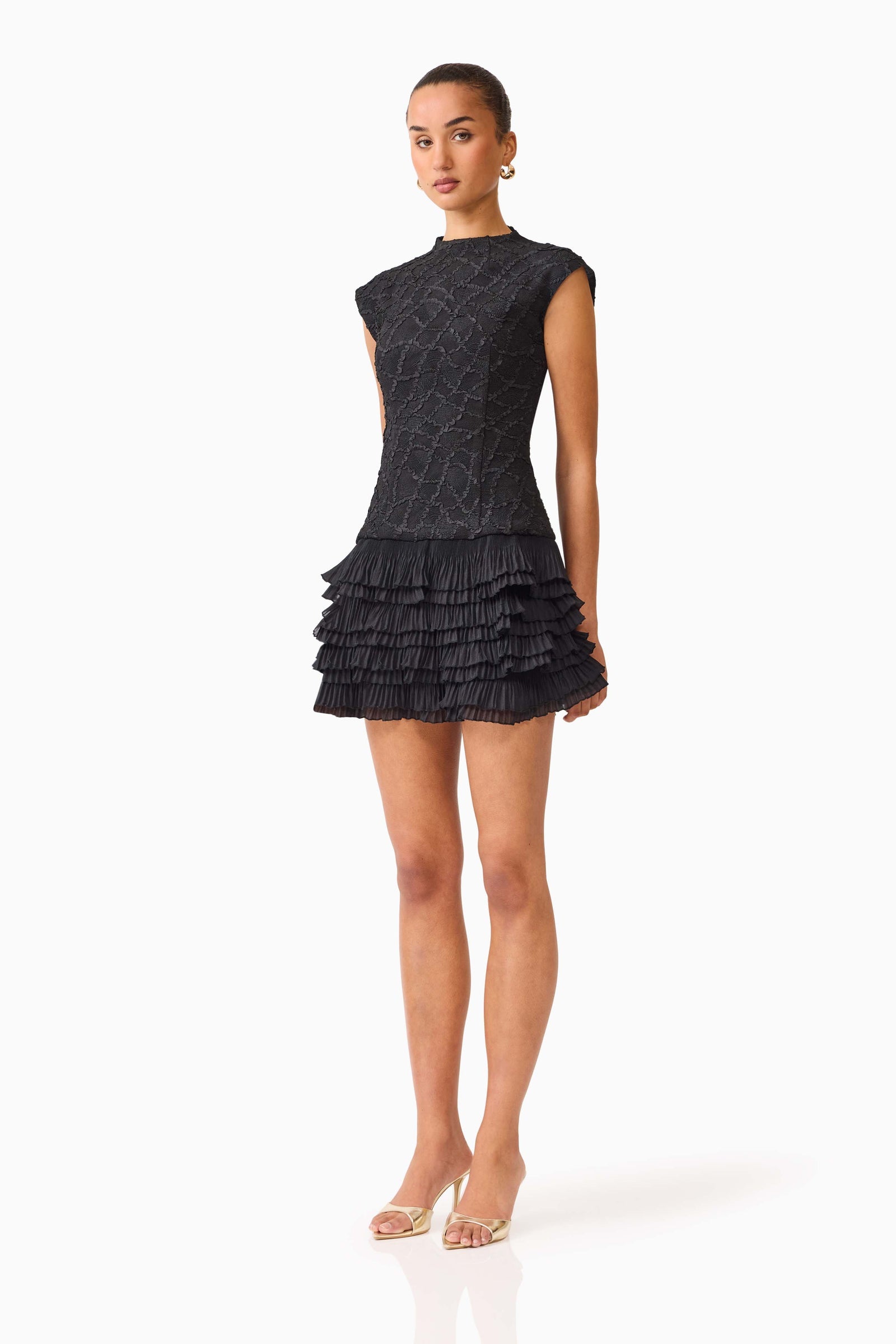 Elliatt Alexandra Tiered Mini Dress