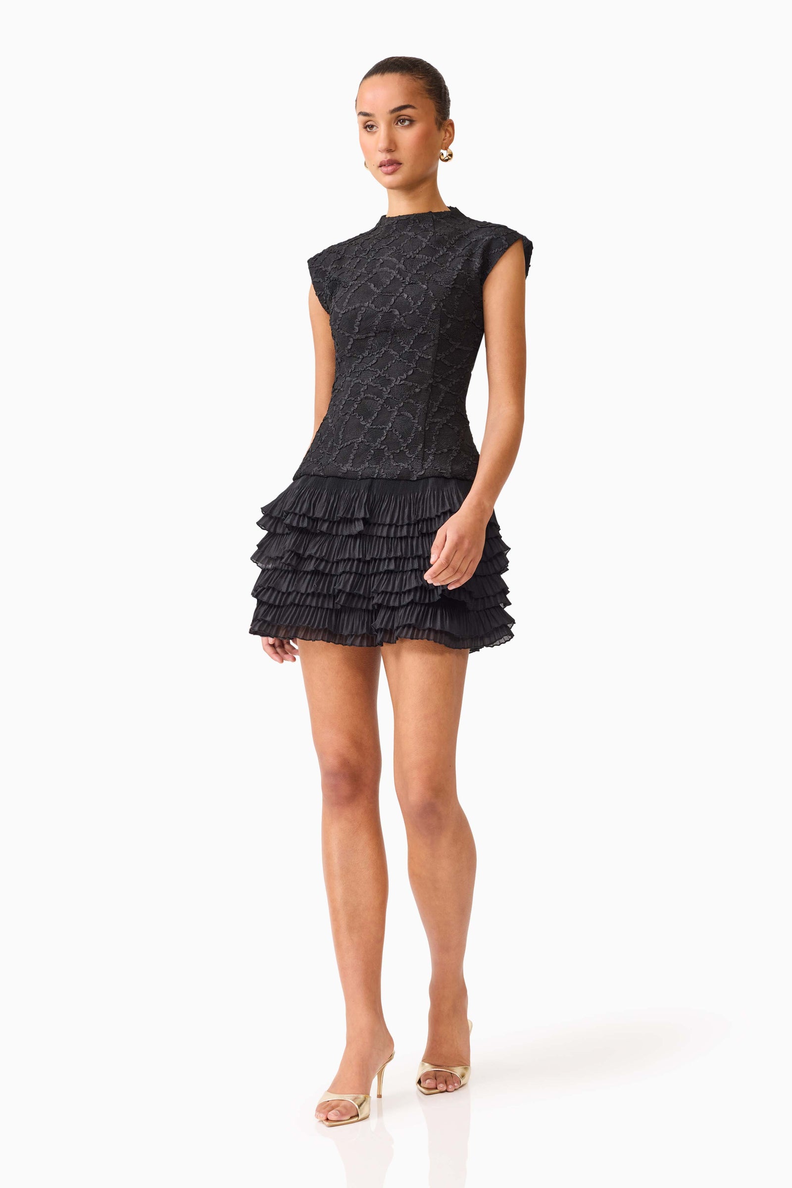 Elliatt Alexandra Tiered Mini Dress