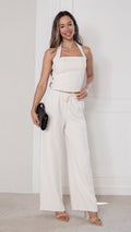 Solenne Palazzo Pants