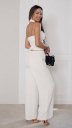 Solenne Palazzo Pants