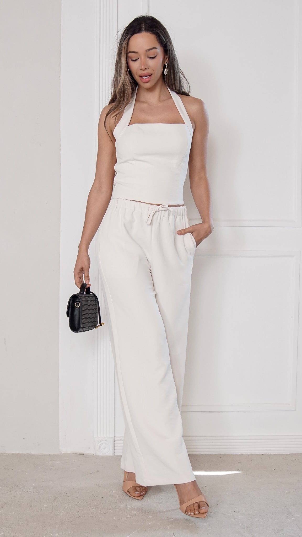 Solenne Palazzo Pants