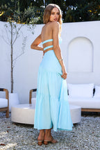 Calm and Collected Maxi Dress Blue