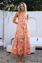 Tell Me Everything Maxi Dress Orange