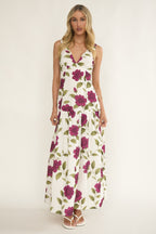 Begonia Drop Waist Maxi Dress Allegra Floral