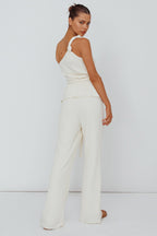Austin City Textured Pants Cream