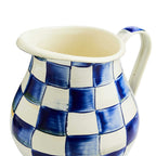 MacKenzie-Childs Royal Check Enamel Pitcher (2.84 liters)
