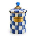 Royal Check Enamel Canisters