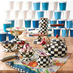 Courtly Check Enamel Ice Cream Dish