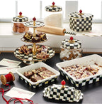 Courtly Check 8" Enamel Baking Pan
