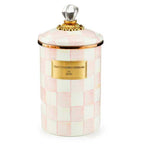 Rosy Check Enamel Canisters