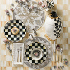Courtly Check Enamel Ice Cream Dish